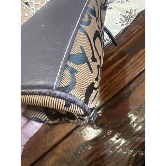 Vintage Guess Leopard Print Baguette Shoulder Bag – Patchwork Rare Y2K Retro - Picture 10 of 12